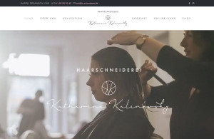 Website der Haarschneiderei Katharina Kalinowsky