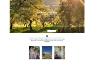 Startseite von fincavegana.com - Ferien in Andalusien